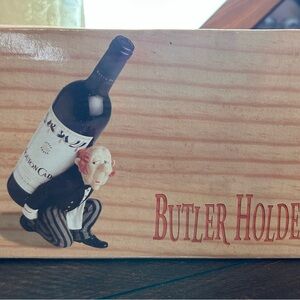 NWOT  James the Butler Wine Holder